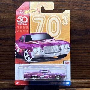 Hot Wheels Throwback Series '72 Ford Ranchero - 2018 HW 50th Anniversary